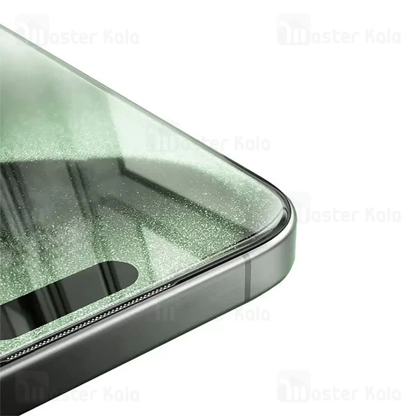 گلس تمام صفحه تمام چسب آیفون گرین لاین Apple iPhone 17 Pro Green Lion 9H Steve