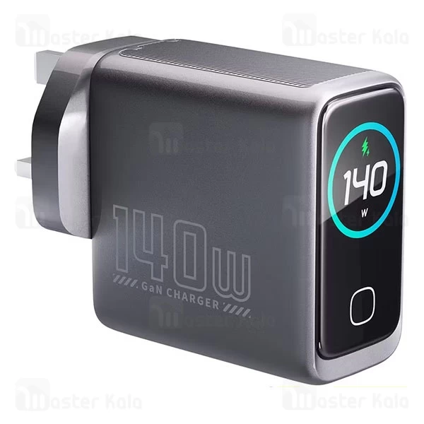 شارژر دیواری پاورولوژی Powerology Voltflow GaN Wall Charger PWGAN140W توان 140 وات