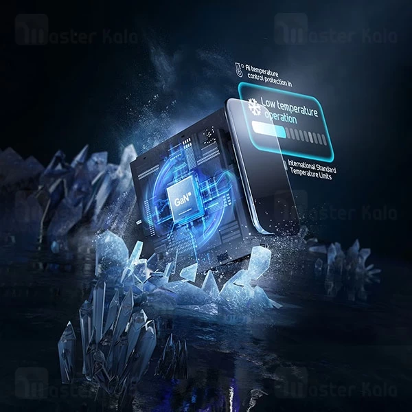 شارژر دیواری پاورولوژی Powerology Voltflow GaN Wall Charger PWGAN140W توان 140 وات