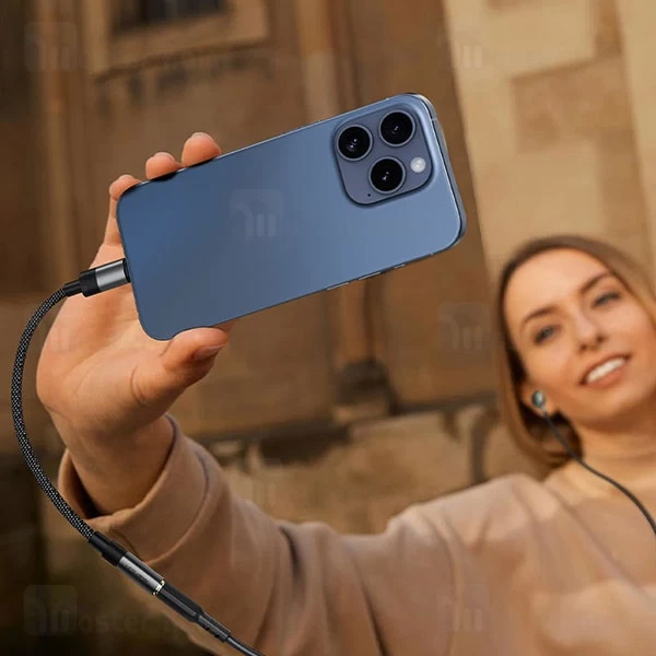 کابل تبدیل Type C به پورت AUX ایس فست ACEFAST J12 طول 15 سانتی متر