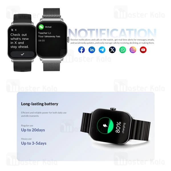 ساعت هوشمند شیائومی گلوریمی Glorimi GC Slim