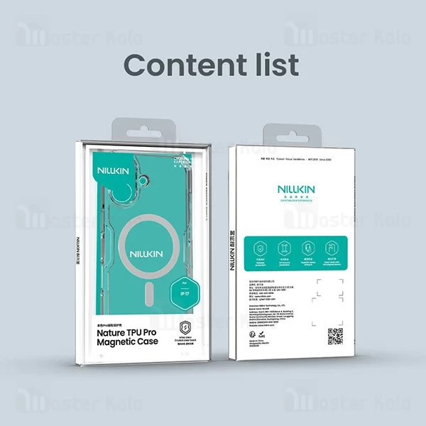 قاب محافظ مگ سیف نیلکین آیفون Apple iPhone 17 Nillkin Nature TPU Pro Magnetic Case