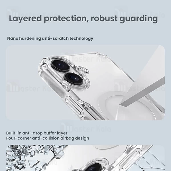 قاب محافظ مگ سیف نیلکین آیفون Apple iPhone 17 Nillkin Nature TPU Pro Magnetic Case