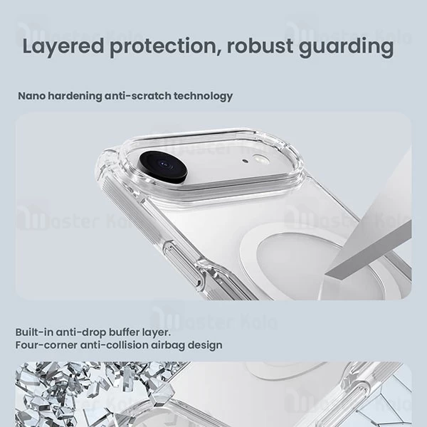 قاب محافظ مگ سیف نیلکین آیفون Apple iPhone Air Nillkin Nature TPU Pro Magnetic Case