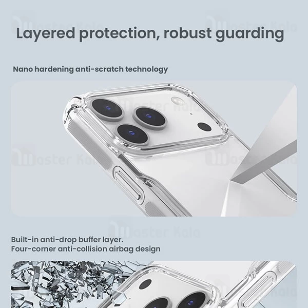 قاب محافظ نیلکین آیفون Apple iPhone 17 Pro Nillkin Nature TPU Pro Series case