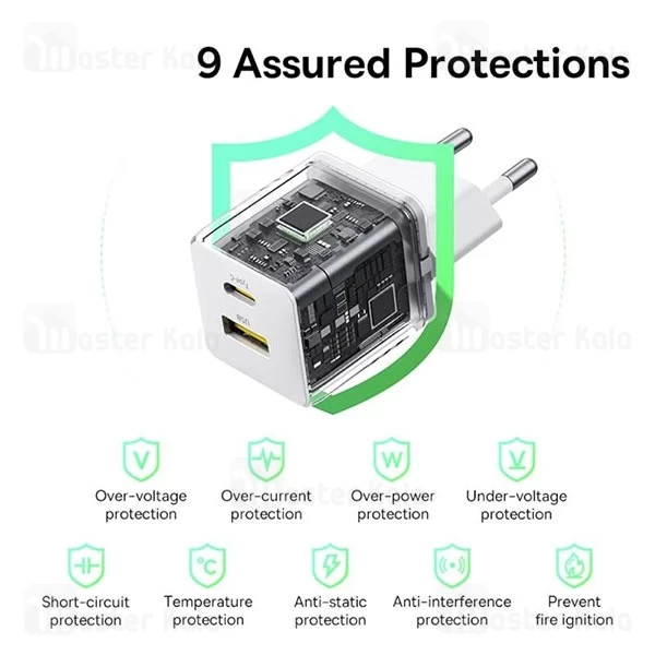 شارژر دیواری بیسوس Baseus Palm 20W P10111608213 توان 20 وات