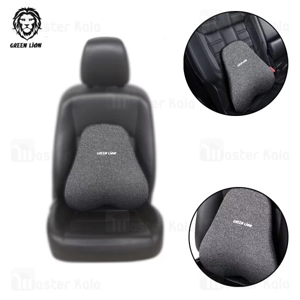 بالشت طبی پشت کمر خودرو گرین لاین Green Lion Memory Foam Seat Cushion GNMESEATCSNBK