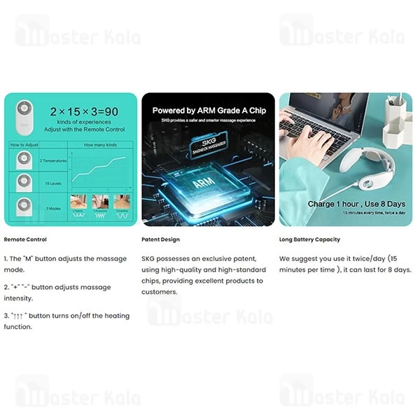 ماساژور حرارتی گردن اس کا جی SKG 4098E