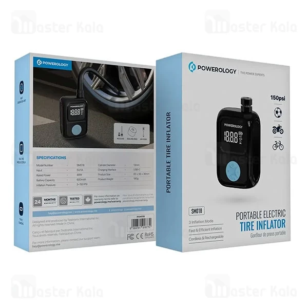 کمپرسور باد دوچرخه و موتور پاورولوژی Powerology PSM018