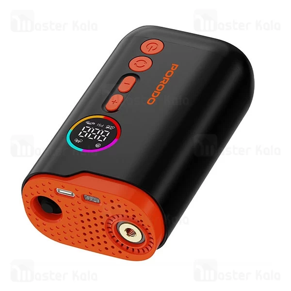 کمپرسور باد پرودو Porodo PD-LFST181 Lifestyle Air Inflator همراه با چراغ قوه
