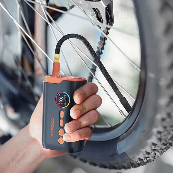 کمپرسور باد پرودو Porodo PD-LFST181 Lifestyle Air Inflator همراه با چراغ قوه