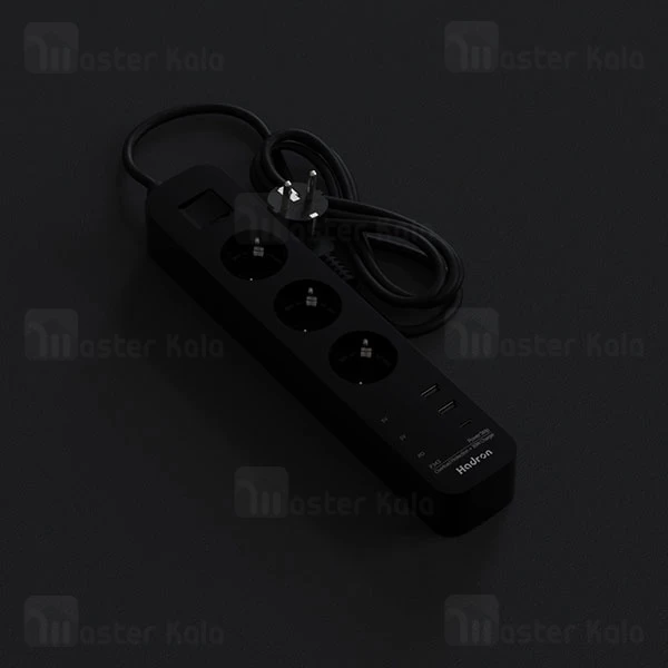 چند راهی برق و شارژر هادرون Hadron P343 GAN دارای 3 پورت