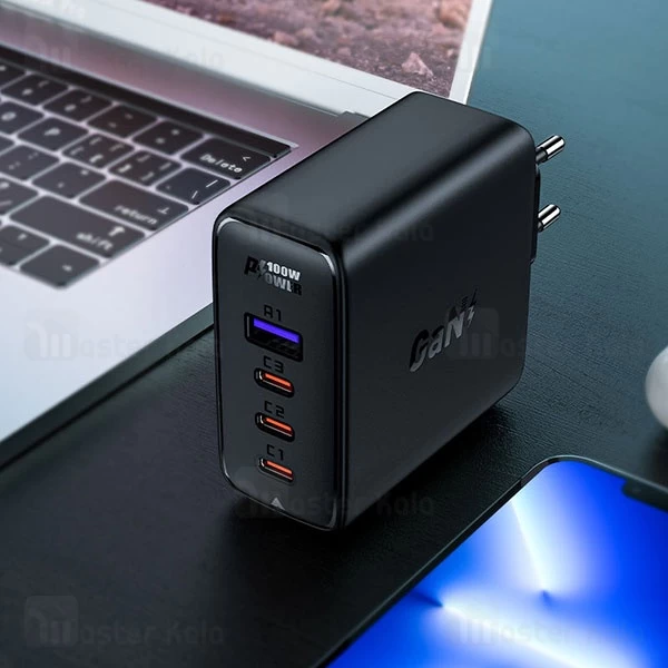 شارژر دیواری ایس فست ACEFAST A37 PD100W GaN Fast Charger توان 100 وات