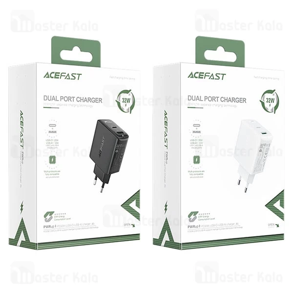 شارژر دیواری ایس فست ACEFAST A5 PD32W Fast Charger توان 32 وات