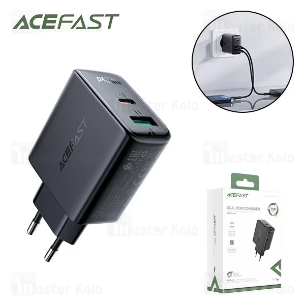 شارژر دیواری ایس فست ACEFAST A5 PD32W Fast Charger توان 32 وات