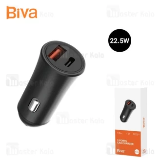 شارژر فندکی بیوا Biva CC-23 2-Ports Car Charger توان 22.5 وات