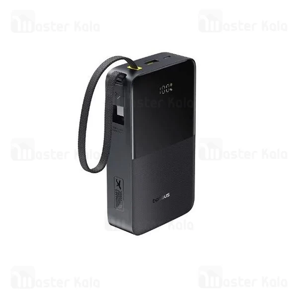 پاوربانک 20000 بیسوس Baseus EnerFill FC51 Bipow 2 Pro E0027701 توان 22.5 وات با کابل Type C متصل