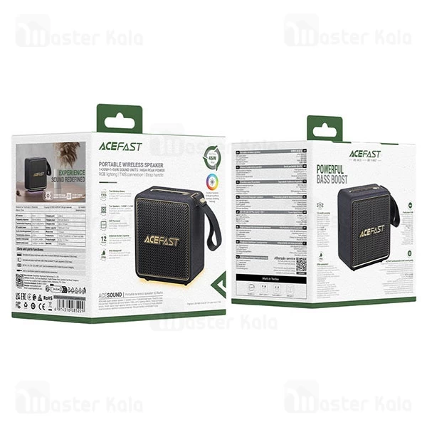 اسپیکر بلوتوث ایس فست ACEFAST K3 Nano توان 46 وات رم و فلش خور