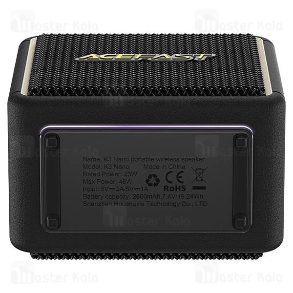 اسپیکر بلوتوث ایس فست ACEFAST K3 Nano توان 46 وات رم و فلش خور