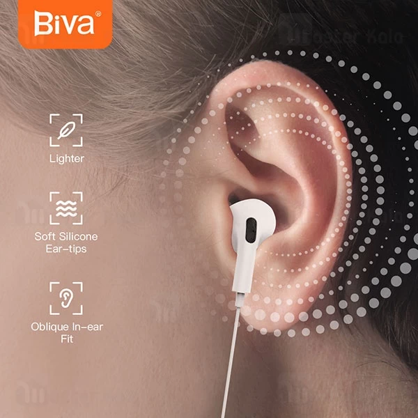 هندزفری سیمی لایتنینگ بیوا Biva HF-17