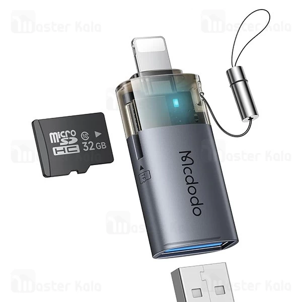 تبدیل OTG لایتنینگ به USB3.0 و رم ریدر مک دودو Mcdodo OT-7850