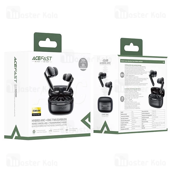 هندزفری بلوتوث ایس فست ACEFAST W5 ANC ENC