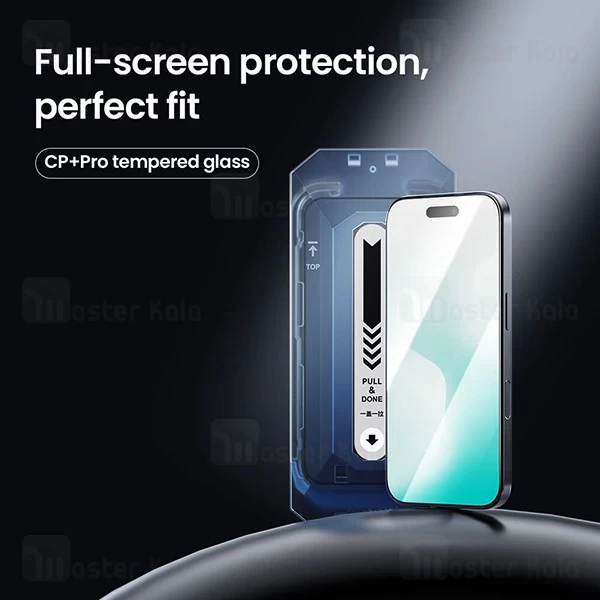 گلس تمام صفحه تمام چسب آیفون Apple iPhone 17 Pro Max Nillkin CP+ Pro