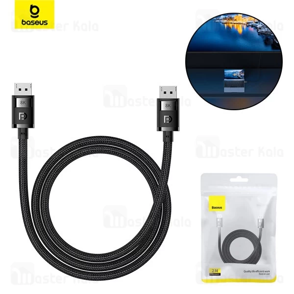 کابل DP بیسوس Baseus BS-OH143 8K طول 2 متر