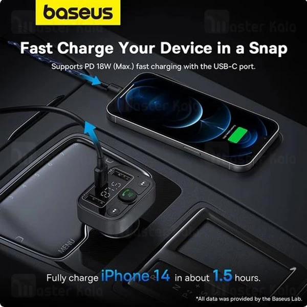 شارژر فندکی و پخش کننده بلوتوث بیسوس Baseus S-09 Lite Series C10762300113-00