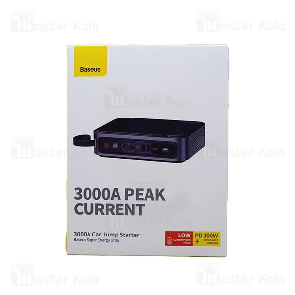 پاوربانک و جامپ استارتر بیسوس Baseus 3000A Car Jump Starter C00251400111-00 