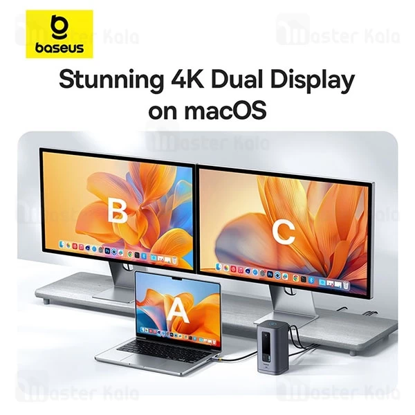 هاب 11 پورت مک بوک بیسوس Baseus BS-OH174 Spacemate B00568102813