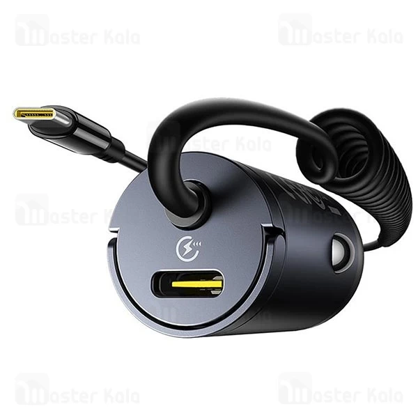 شارژر فندکی بیسوس Baseus Tiny Star Mini Car Charger C00035001121-01 توان 30 وات همراه با کابل متصل
