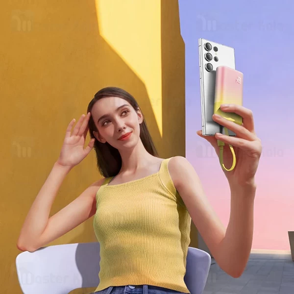 پاوربانک 5200 بیسوس Baseus P10055601513-01 Popsicle توان 20 وات با کابل متصل