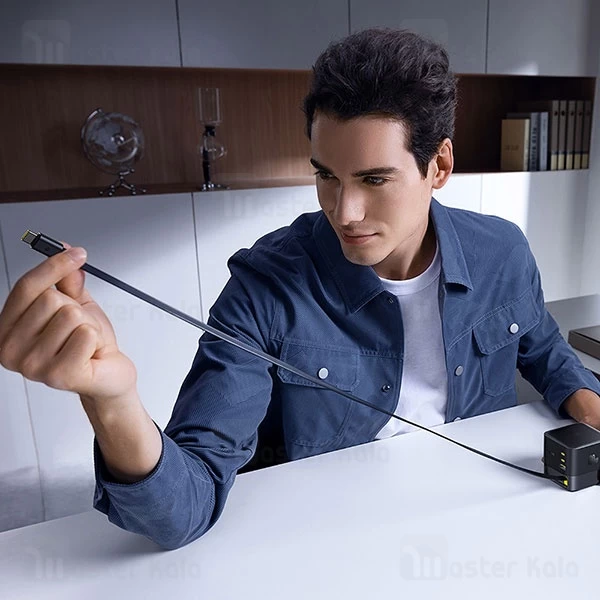 هاب شارژر 3 پورت بیسوس Baseus P10164001123 Super GaN 100W توان 100 وات