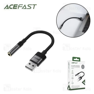 کابل تبدیل USB به پورت AUX ایس فست ACEFAST J13 طول 15 سانتی متر