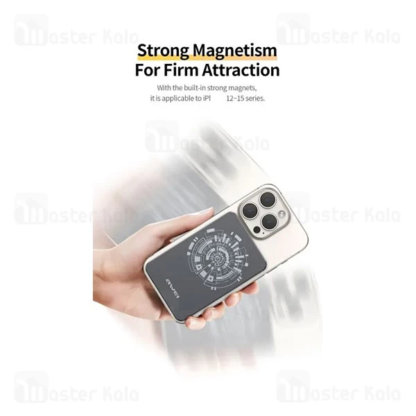 پاوربانک وایرلس فوق نازک 10000 مگنتی اوی Awei P113K توان 22.5 وات