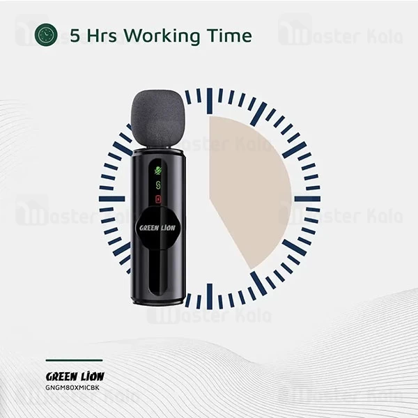 میکروفون بی سیم گرین لاین Green Lion GM-80X GNGM80XMICBK