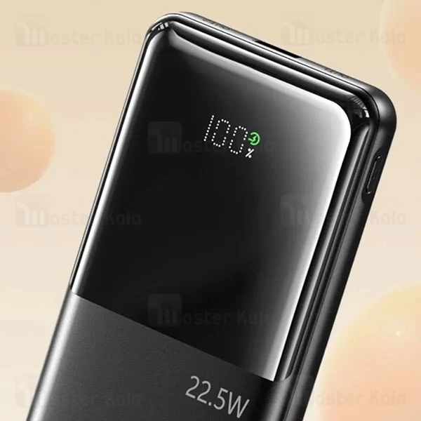 پاوربانک 10000 اوی Awei P76K توان 22.5 وات با کابل متصل