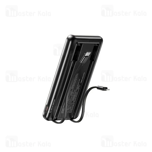 پاوربانک 10000 اوی Awei P76K توان 22.5 وات با کابل متصل