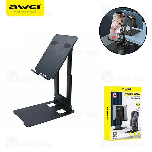 هولدر و پایه نگهدارنده رومیزی اوی Awei X23 مناسب گوشی و تبلت