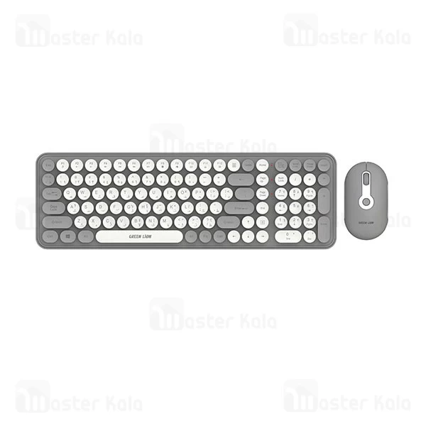 موس و کیبورد وایرلس گرین لاین Green Lion GKM-300 GNGKM300WKGY