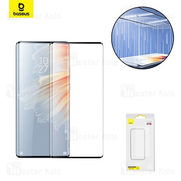 محافظ صفحه شیشه ای تمام صفحه تمام چسب خمیده Baseus Full Curved 0.25mm Xiaomi Mix 4 SGQJ010301