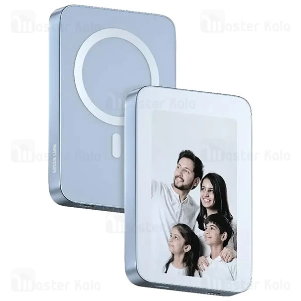 پاوربانک وایرلس 5000 مگ سیف گرین لاین Green Lion Frame GNPWRFMPBBL توان 20 وات