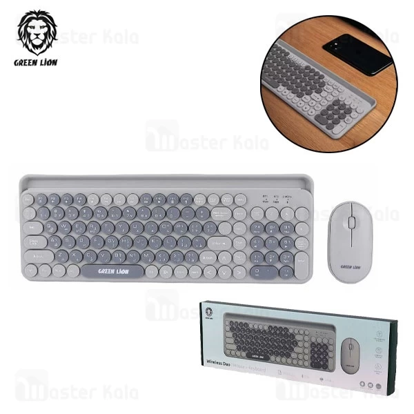 موس و کیبورد وایرلس گرین لاین Green Lion Wireless Duo GNWLDUKYBKGY