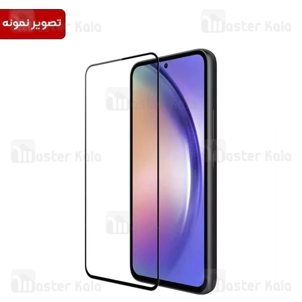گلس تمام صفحه تمام چسب مانکی Samsung A17 Monkey Anti Static Glass