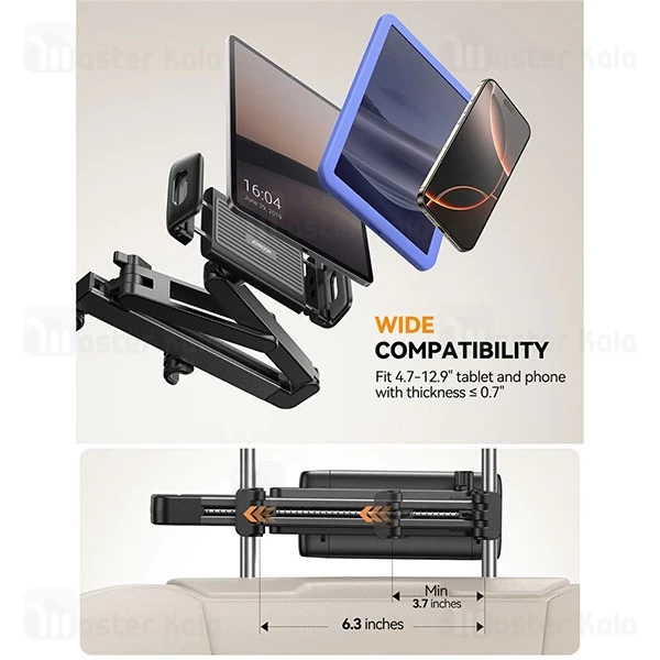 هولدر صندلی عقب جویروم Joyroom JR-ZS433 مناسب موبایل و تبلت