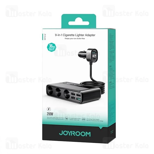 شارژر فندکی فست شارژ جویروم Joyroom JR-CL06 توان 210 وات