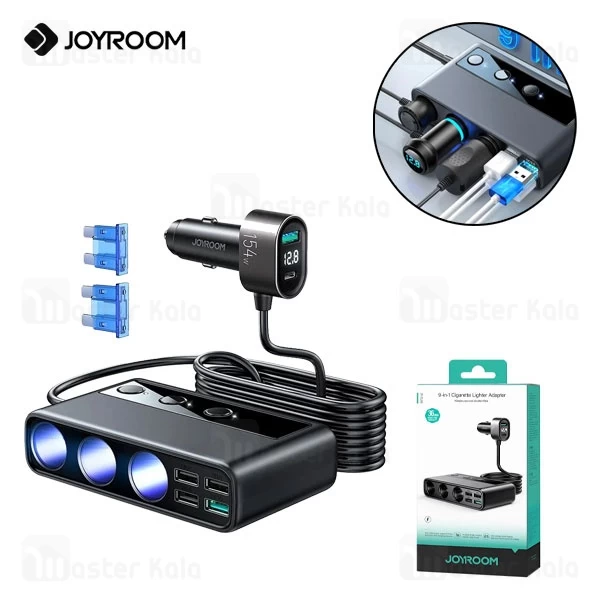 شارژر فندکی فست شارژ جویروم Joyroom JR-CL06 توان 210 وات