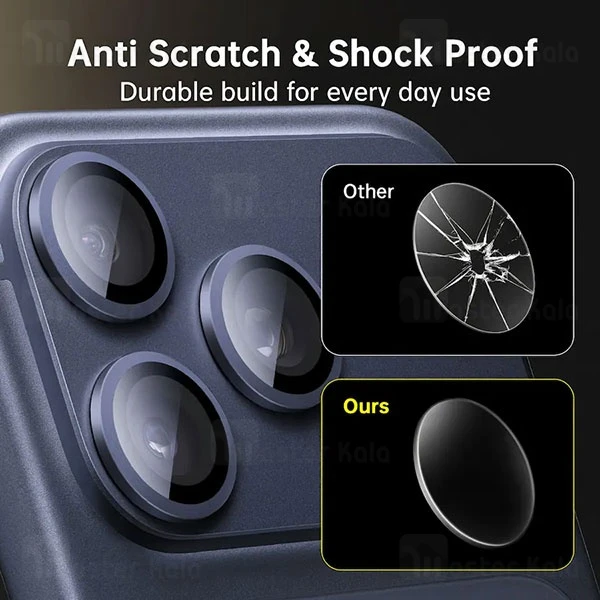 محافظ لنز فلزی دوربین مانکی Apple iPhone 17 Pro / 17 Pro Max