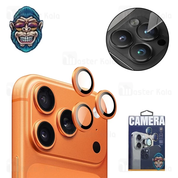 محافظ لنز فلزی دوربین مانکی Apple iPhone 17 Pro / 17 Pro Max